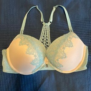 Victoria’s Secret front closure racer back push up bra